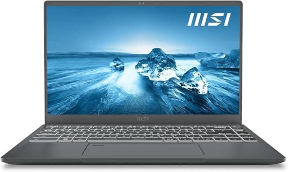 MSI Prestige 14 EVO 14" FHD Ultra Thin and Light Professional Laptop: Intel Core i7-1260P RTX 3050 16GB LPDDR4X 512GB NVMe SSD, Thunderbolt 4, MicroSD Card Reader, Win 11 Pro: Carbon Gray A12UC-006 على Amazon.ae - متتبع الأسعار