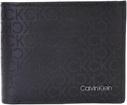 Calvin Klein Solid Blue Leather Wallet, Mono Black, ST on Amazon.ae - Price Tracker