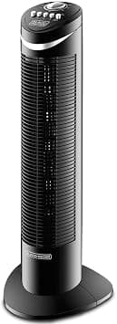 Black & Decker 50W Tower Fan 3 Speeds Low/Medium/High 65, Wide Oscillation Adjustable Portable/Travel Friendly Design with 120 min Timer, For The Perfect Temperature TF50-B5 on Amazon.ae - Price Tracker