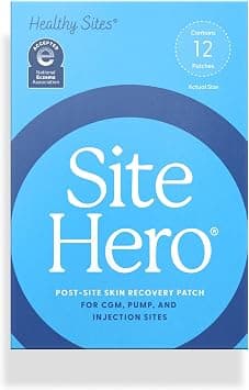 Site Hero Post-Site Skin Recovery Patches - Single use Patches for injections, Pumps, and CGMs - by Healthy Sites (Pack of 12) - Best Deal Finder