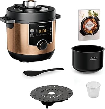 MOULINEX Electrical Pressure Cooker | Turbo Cuisine Maxi 7.6 L Fast Multicooker | Easy | Versatile | Perfect Cooking Results | 10 Automatic Cooking Programs | Manual Mode | 2 Years Warranty | CE777G27 on Amazon.ae - Price Tracker