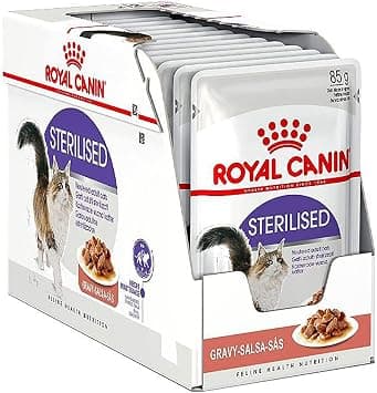 Royal Canin Sterilised in Gravy Wet Cat Food BOX - 12X85G on Amazon.ae - Price Tracker