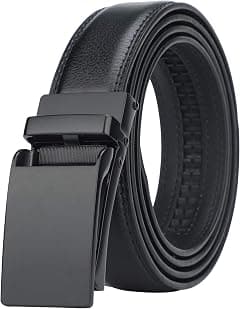 HIMI Men's Comfort Genuine Leather Ratchet Dress Belt with Automatic Click Buckle - Amazon.ae Price Tracker
