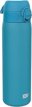 Ion8 Leak Proof Slim Water Bottle, Stainless Steel, 600ml (20oz) - Best Deal Finder