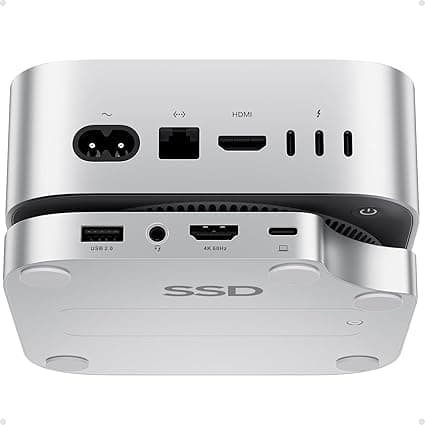 Mac mini M4 Dock with 4TB M.2 SSD Enclosure (SSD NOT Included), Mac mini M4/ M4 Pro Hub Stand with HDMI 4K 60Hz, 2024 MacMini USB C Hub Accessories, 3 USB A 2.0, SD/TF Card Slots, 3.5mm Audio on Amazon.ae - Price Tracker