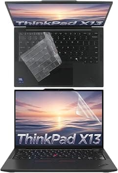 Gruattreay Compatible with 13.3 inch Lenovo ThinkPad X13 Gen 7 2026 Laptop, Full Transparency Silicone Laptop Keyboard Cover and HD Screen Film on Amazon.ae - Price Tracker