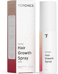 Forchics ForHair Non-Greasy Hormone Free Hair Growth Oil Spray - Promotes Thicker Natural Hair, Damage Repair, Loss Prevention, Ideal for Dry Scalp - Amazon.ae Price Tracker