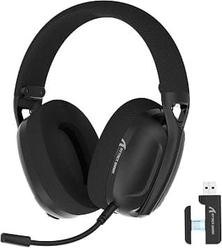ATTACK SHARK L80 Ultra Light Wireless Gaming Headset,Bluetooth 5.3,2.4G,3.5mm Wired,50 Hours,40mm Pro-G Drivers,Gaming Headphones with Noise Cancelling Detachable Mic,for PC Mac Mobile-Black on Amazon - Best Deal Finder