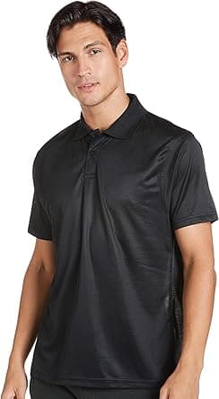 Sports Polo shirt for men I DryFit Moisture Wicking Fabric with UV Protection I Ideal for Gym Yoga Hiking Running etc.- By Santhome on Amazon.ae - Price Tracker