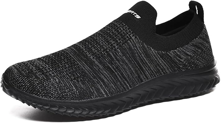 Men's Slip On Walking Shoes Women's Athletic Mesh Sneakers Casual Loafer Breathable Sports Shoes Low-Top Road Running Shoes Comfortable Lightweight on Amazon.ae - Price Tracker