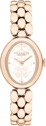 Coach Sammy Two-Hand Quartz Watch With Stainless Steel Link Bracelet For Women - دليلك لأفضل العروض