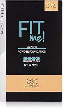 Maybelline New York Fit Me Two Way Cake (Powder Foundation), 230 Natural Buff, 9 g on Amazon.ae - Price Tracker