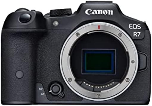 Canon EOS R7 (Body Only), Mirrorless Vlogging Camera, 32.5 MP Image Quality, 4K 60p Video, DIGIC X Processor, Dual Pixel CMOS AF, Subject Detection, for Professionals and Content Creators - Best Deal Finder
