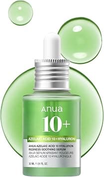 Anua Azelaic Acid 10 Hyaluronic Redness Soothing Serum, Korean Skincare, 30 على Amazon.ae - متتبع الأسعار