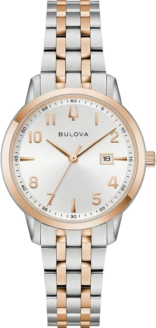 Bulova Sutton Slim Lady 98M140 Women's Stainless Steel Watch على Amazon.ae - متتبع الأسعار