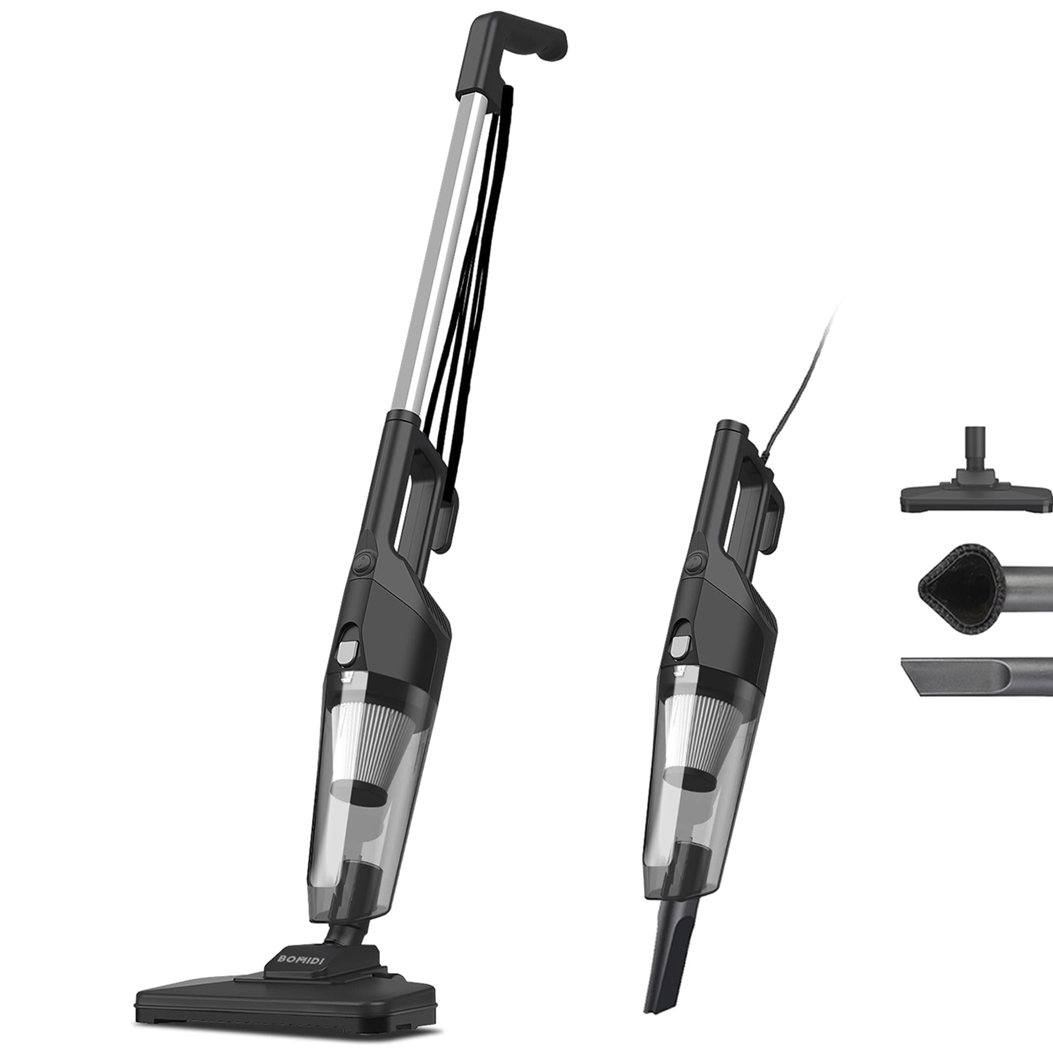 BOMIDI 17000Pa Ultra - Strong Handheld Vacuum Cleaner with 900mL Dust Cup, Quiet Suction, 5m Cable & Washable Filter - Ideal for Wood, Carpet, Tile Floors - Black on Amazon.ae - Price Tracker