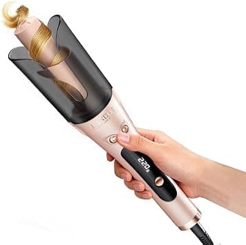 LANDOT Automatic Curling Iron, Self Rotating Hair Curler 25mm, Anti-Scald on Amazon.ae - Price Tracker