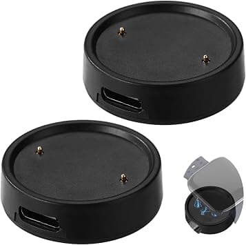 2pcs Type-C Magnetic Charging Dock for Amazfit Bip 6 / Active 2 / Active 2 Square Smart Watch, Type C Charger Cable Replacement Charging Base on Amazon.ae - Price Tracker