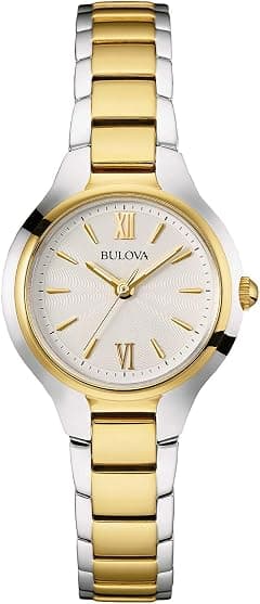 Bulova Ladies' Classic Dress 3-Hand Quartz Stainless Steel Watch - Amazon.ae Price Tracker