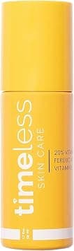 Timeless Skin Care Vitamin C Serum with Vitamin E & Ferulic Acid - Brightening Serum - for Oily & Dry Skin - Fragrance-Free - 1.7 oz on Amazon.ae - Price Tracker