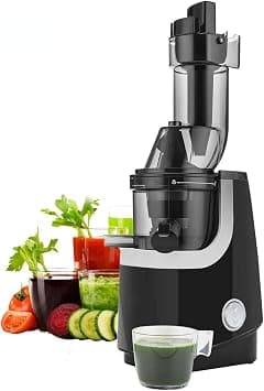 Taylor & Brown Juicer Machines, Slow Juicer Masticating Juicer, Cold Press Juicer with Quiet Motor & Reverse Function for Fresh Healthy Fruits and Vegetables Juice, Easy to Clean with Brush على Amazon.ae - متتبع الأسعار