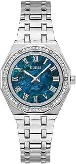 GUESS Damen Uhr Armbanduhr Desire Edelstahl - Best Deal Finder