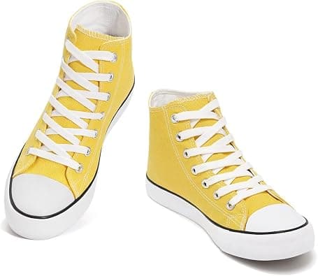 Canvas Shoes for Women Men Casual Low Top Sneakers, Unisex Fashion Classic Lace Up Walking Shoes for Everyday Wear على Amazon.ae - متتبع الأسعار