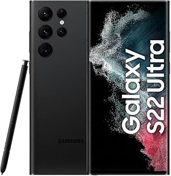 SAMSUNG (Renewed) Galaxy S22 Ultra SM-S9080 12GB 512GB Dual SIM and ESIM 5G Smartphone Phantom Black - International Version on Amazon - Best Deal Finder