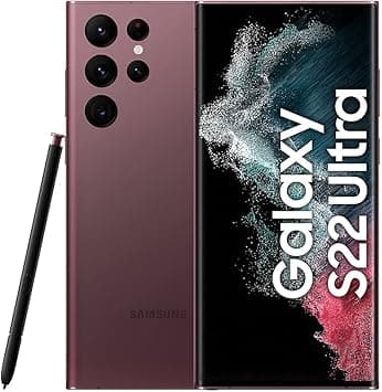 SAMSUNG (Refurbished) Galaxy S22 Ultra 5G Mobile Phone 128GB Android Smartphone Burgundy on Amazon.ae - Price Tracker