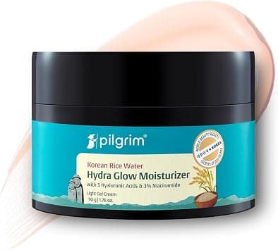 Pilgrim Korean Rice Water Hydra Glow Moisturizer for Glass Skin Glow - 50g on Amazon.ae - Price Tracker