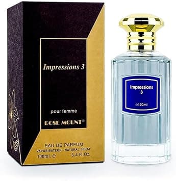 ROSE MOUNT Impression 3 Perfume for Women | 100ml Eau de Parfum | Long Lasting Women's Fragrances for Everyday and Special Occasion | Best Arabic Long Lasting Ladies Perfume | عطر نسائي on Amazon.ae - Price Tracker