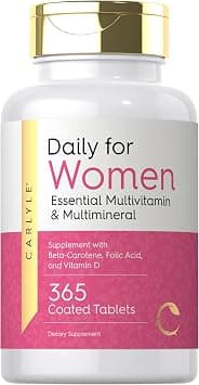 Carlyle Women's Multivitamin | 365 Tablets | Vitamin and Mineral Supplement | Non-GMO, Gluten Free على Amazon.ae - متتبع الأسعار