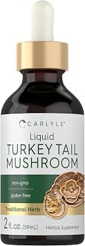 Carlyle Turkey Tail Mushroom Liquid Extract | 2 FL Oz | Vegetarian Tincture | Non-GMO, Gluten Free on Amazon.ae - Price Tracker