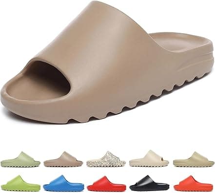 Cloud Sliders for Women and Men Non-Slip Quick Dry Shower Slippers Ultra-Soft Thick Sole Slides Beach Sandals House Pillow Slides for Indoor & Outdoor - Amazon.ae Price Tracker