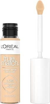 L'Oreal Paris True Match Radiant Serum Concealer, Brightening Under Eye Concealer Make Up with 1.5% Hyaluronic Acid and Caffeine, W4, 0.33 Oz on Amazon.ae - Price Tracker