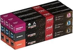 Mood Espresso - Nespresso Compatible Aluminium Capsules (3 Flavors: Intenso, Ristretto, Organic Colombian), Pack of 9 (90 Capsules) - Amazon.ae Price Tracker