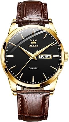 OLEVS Men Automatic Watch Skeleton 5 Hands Mechanical Classic Luxury Multi Calendar Stainless Steel Waterproof Wrist Watch for Men - Amazon.ae Price Tracker