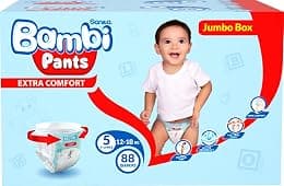Sanita Bambi Pants, Size 5, XL, Jumbo Box, 88 Diapers - Best Deal Finder