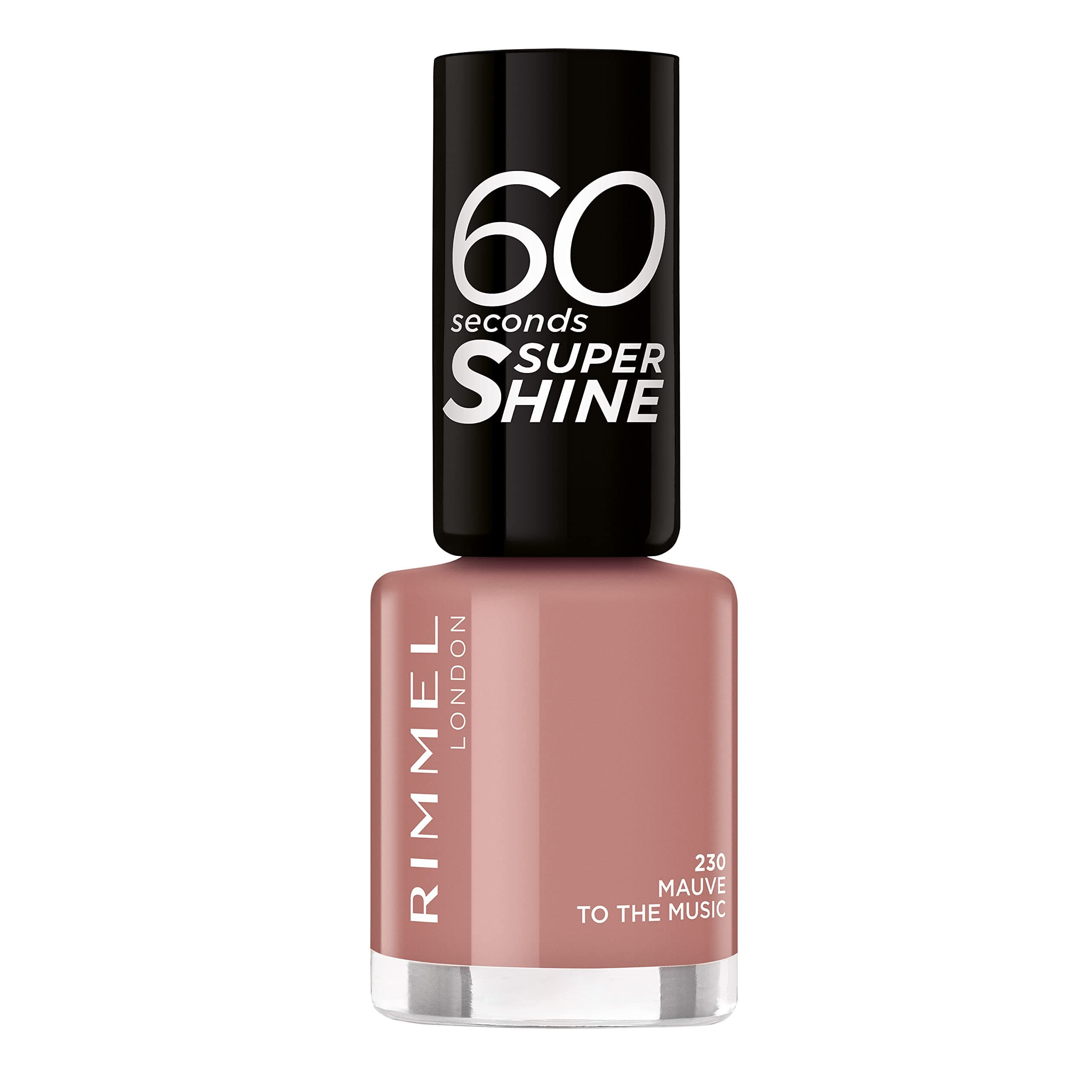 Rimmel London 60 Seconds Super Shine Nail Polish - 230 Mauve To The Music, 8ml on Amazon.ae - Price Tracker