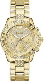 GUESS Damen Uhr Armbanduhr Majesty Edelstahl - Best Deal Finder