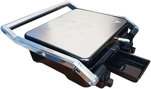 Best Steak Machine Electric Grill, 2000W, Stainless Steel, Non-Stick Cooking Surface, 180 Degree Opening, Drip Tray Included |Flare Gadgets on Amazon.ae - Price Tracker