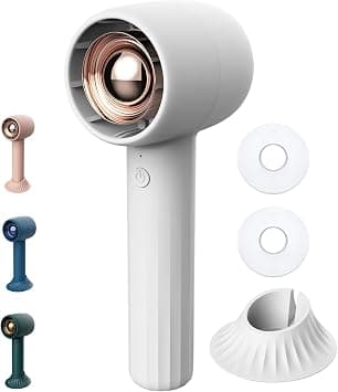 Portable Handheld Fan with Aromatherapy HA1, Personal USB Rechargeable Mini Turbo Fan with 3 Speed Adjustable and Desk Base, Pocket Hand Fans for Women, Travel, Makeup, Outdoor, Indoor. - Amazon.ae Price Tracker
