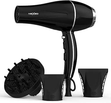 Hair Dryer with Diffuser 2600W – Advanced Upgraded Electronics, Premium Quality Acrylic Design, 2 Heat & Speed Levels, Professional Blow Dryer for Fast Drying, Precise Styling & Smooth Results on Amazon.ae - Price Tracker