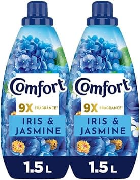 COMFORT Concentrated Fabric Softener, Iris & Jasmine, for long-lasting fragrance, 1.5 L x 2 on Amazon.ae - Price Tracker