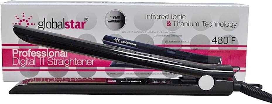 Globalstar Professional Digital TI Straightener 480°F on Amazon.ae - Price Tracker