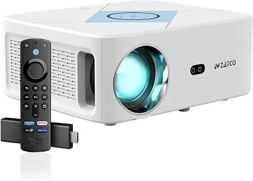 WZATCO (Renewed) Alpha 3 Android + FTS (Certified Netflix, Prime, Hotstar and More), Full HD 1080P Native, 12000L (770 ANSI), Dolby, HDMI ARC, Fully Automatic | Projector for Home 4K | White على Amazon.ae - متتبع الأسعار