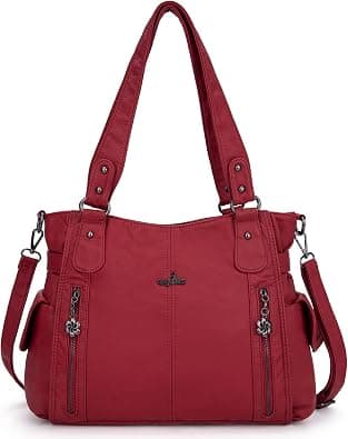 Angel Kiss Handbags for Women Hobo Purse Roomy Casual Shoulder Bags PU Tote Bag Crossbody Bag for Women - متتبع أسعار Amazon.sa
