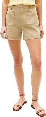 Tommy Hilfiger Womens 3.5'' Chino Shorts High Waisted with Stretch and Pockets on Amazon.ae - Price Tracker