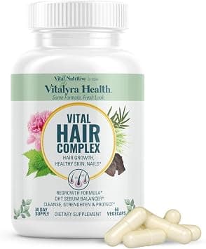 VITAL NUTRITIVE Biotin Hair Growth Vitamins - Hair, Skin & Nails Supplement on Amazon.ae - Price Tracker
