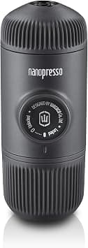 Wacaco Nanopresso Portable Espresso Maker, Upgrade Version of Minipresso, 18 Bar Pressure Hand Coffee Maker, Travel Gadgets, Manually Operated, Compatible with Ground Coffee, Perfect for Camping on Amazon.ae - Price Tracker